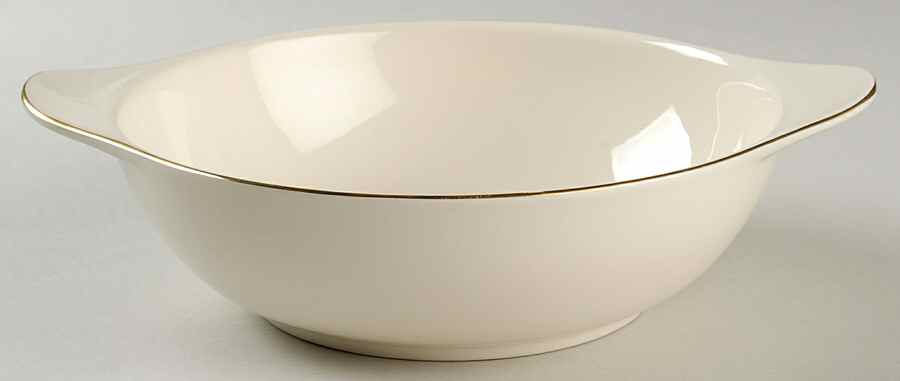 Heather (Gold Trim, Albion Shape) Round Vegetable No Lid by Royal Doulton-1
