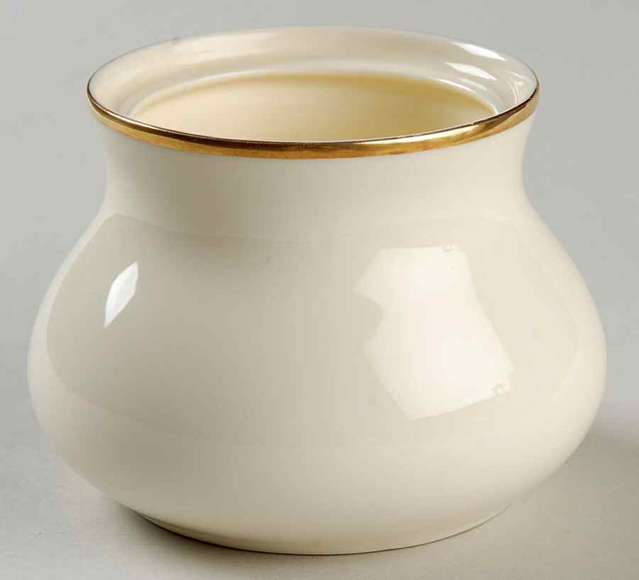Heather (Gold Trim, Albion Shape) Sugar Bowl No Lid by Royal Doulton-1