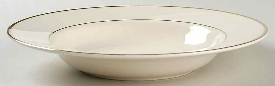 Heather (Gold Trim, Albion Shape) Large Rim Soup Bowl by Royal Doulton-1