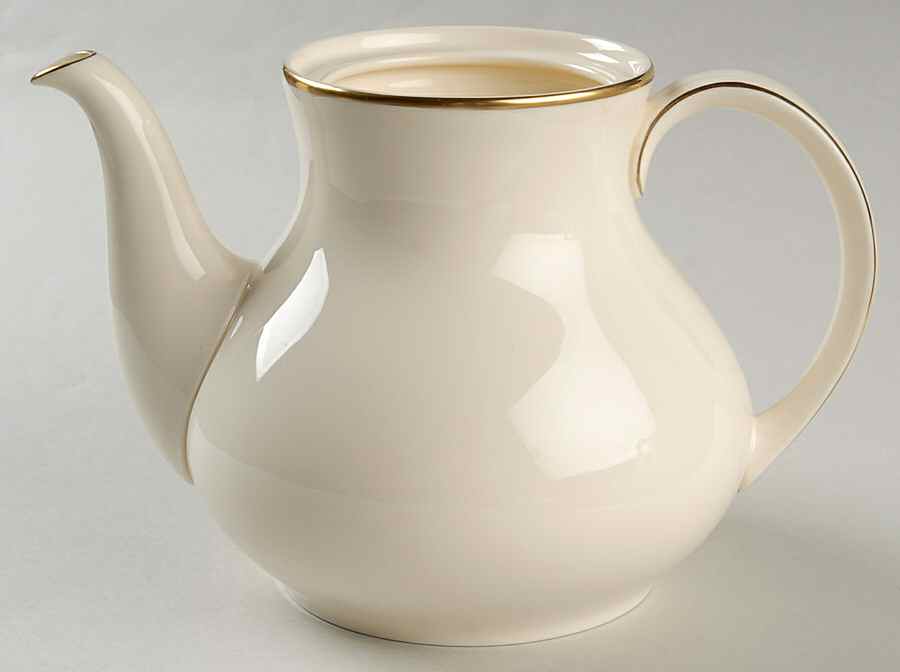 Heather (Gold Trim, Albion Shape) Teapot No Lid by Royal Doulton-1