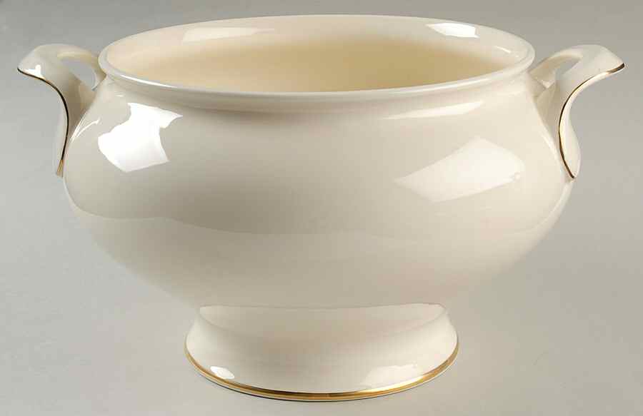 Heather (Gold Trim, Albion Shape) Tureen No Lid by Royal Doulton-1