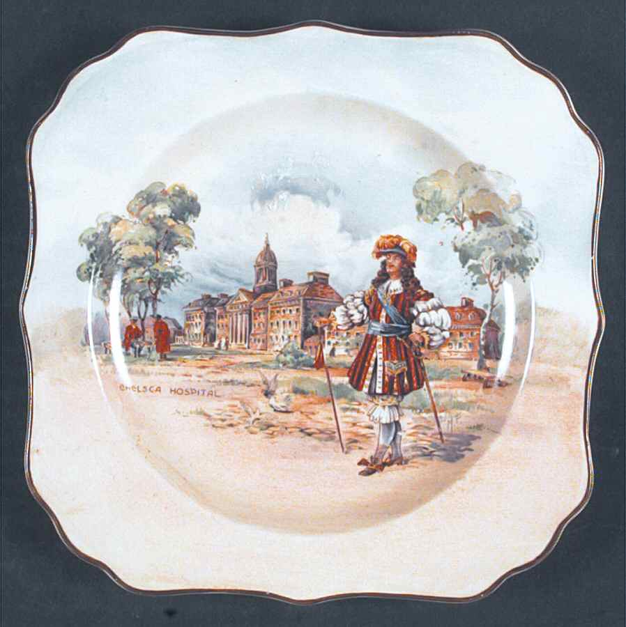 Historic England Square Salad Plate by Royal Doulton-1