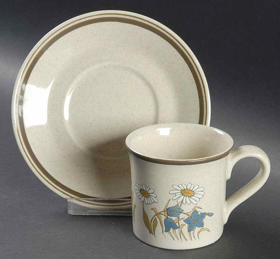 Hill Top Flat Demitasse Cup & Saucer Set by Royal Doulton-1
