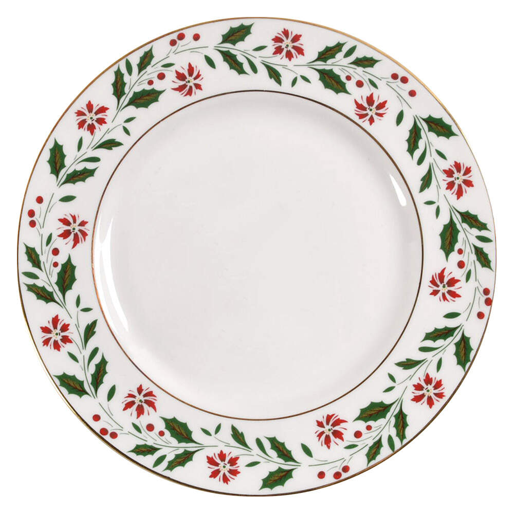 Holly Salad Plate by Royal Doulton-1
