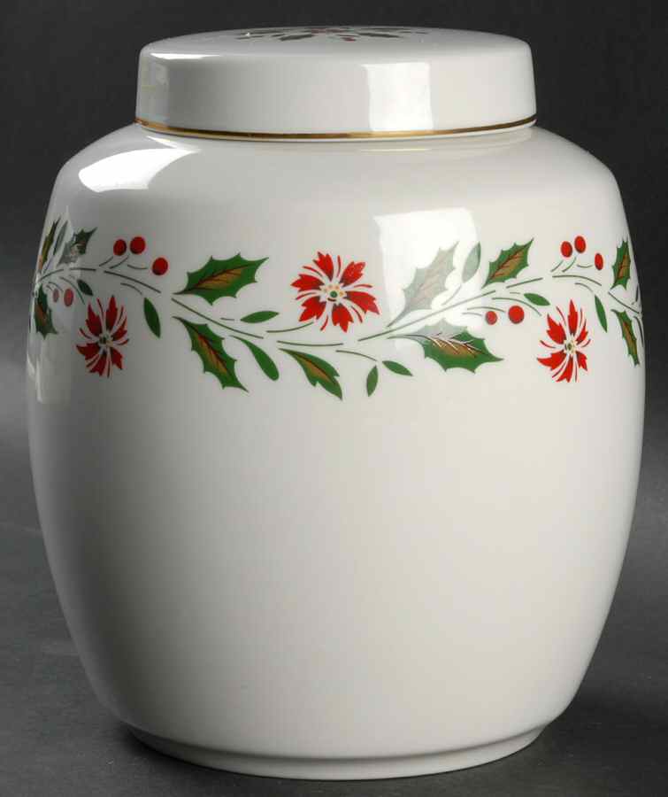 Holly Medium Ginger Jar & Lid by Royal Doulton-1