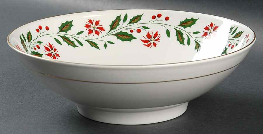 Holly 8" Round Vegetable Bowl by Royal Doulton-1