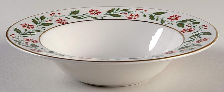 Holly Rim Soup Bowl by Royal Doulton-1