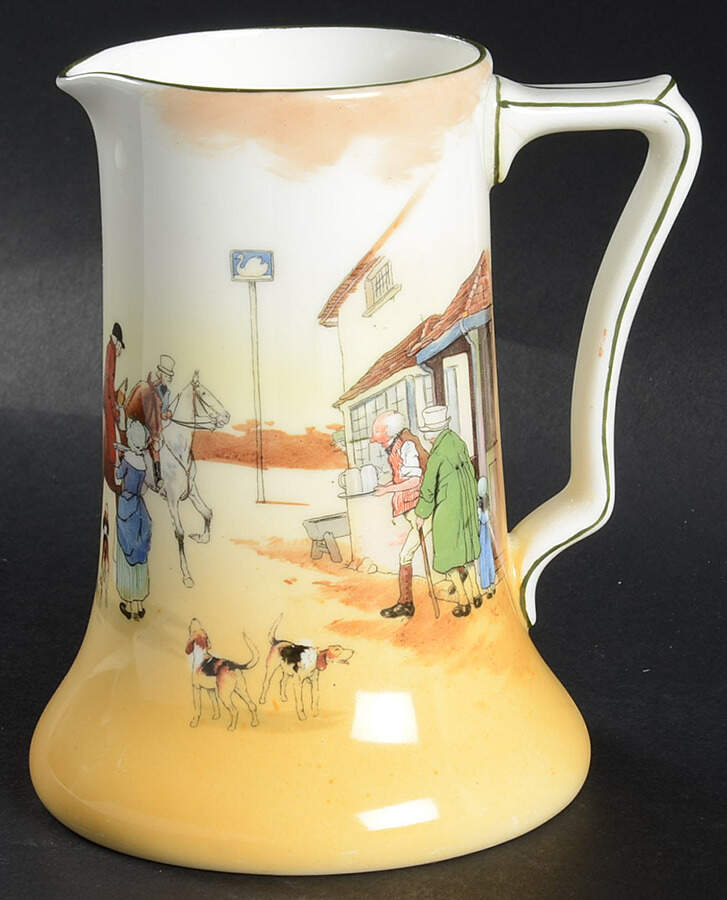 Hunting (John Peel, Bone) 16 Oz Pitcher by Royal Doulton-1