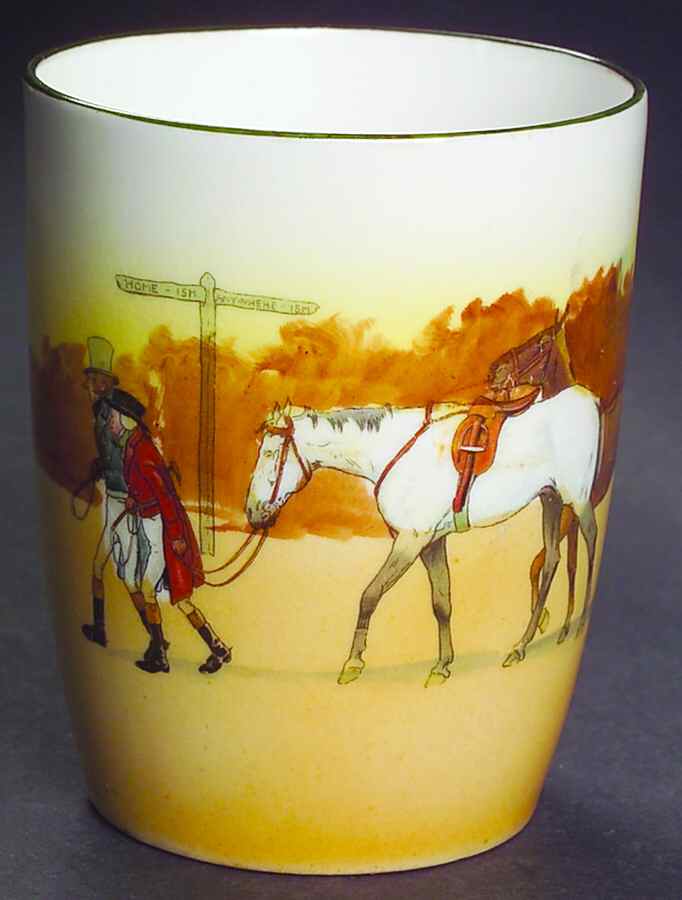 Hunting (John Peel, Bone) 10 Oz Tumbler by Royal Doulton-1