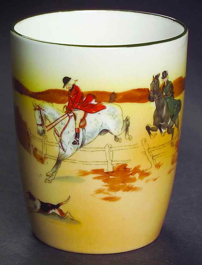 Hunting (John Peel, Bone) 10 Oz Tumbler by Royal Doulton-1