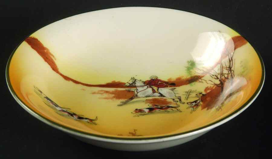 Hunting (John Peel, Bone) Fruit/Dessert (Sauce) Bowl by Royal Doulton-1