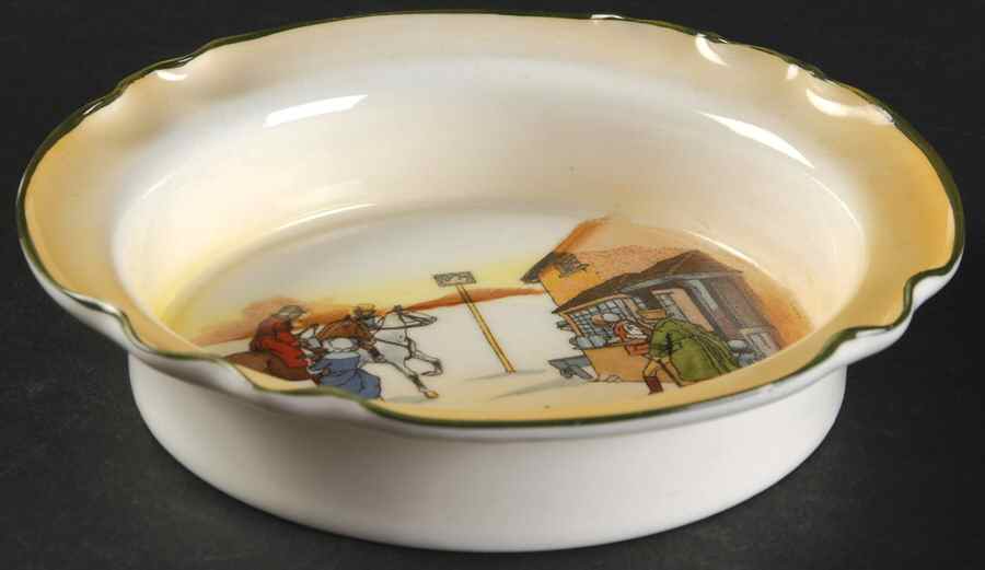Hunting (John Peel, Bone) Coupe Cereal Bowl by Royal Doulton-1
