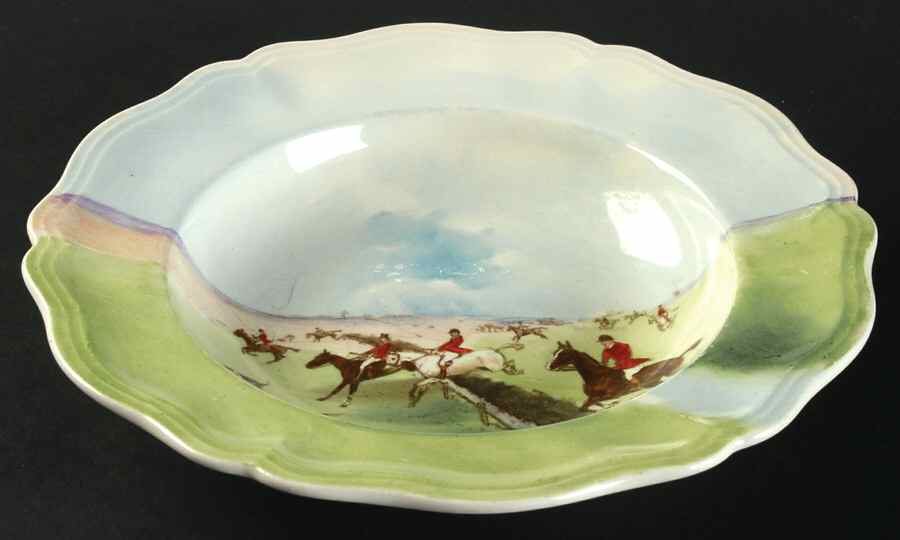 Hunting (Simpson's) Rim Soup Bowl by Royal Doulton-1