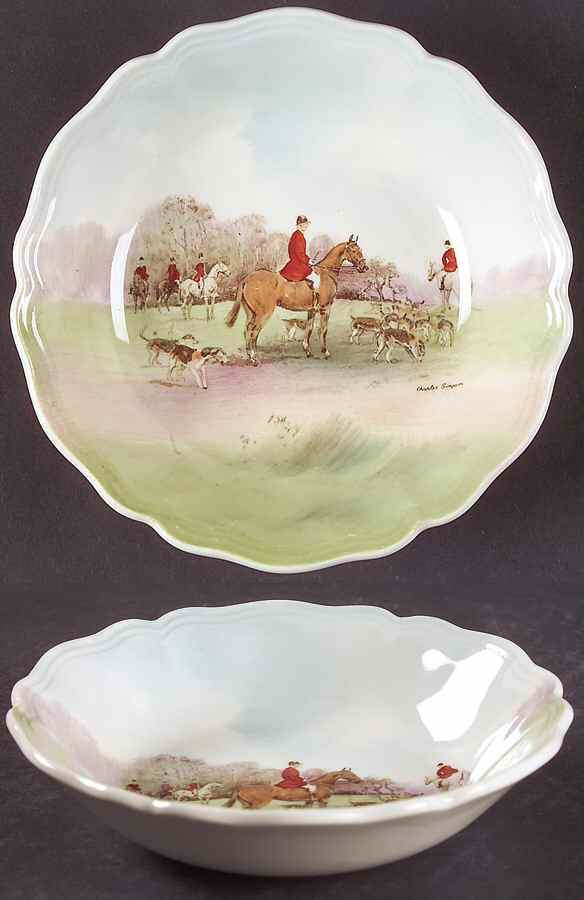 Hunting (Simpson's) Fruit/Dessert (Sauce) Bowl by Royal Doulton-1