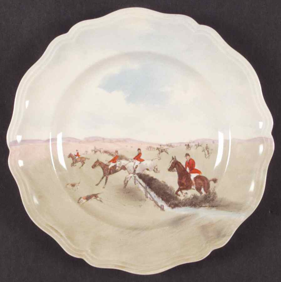 Hunting (Simpson's) Salad Plate by Royal Doulton-1