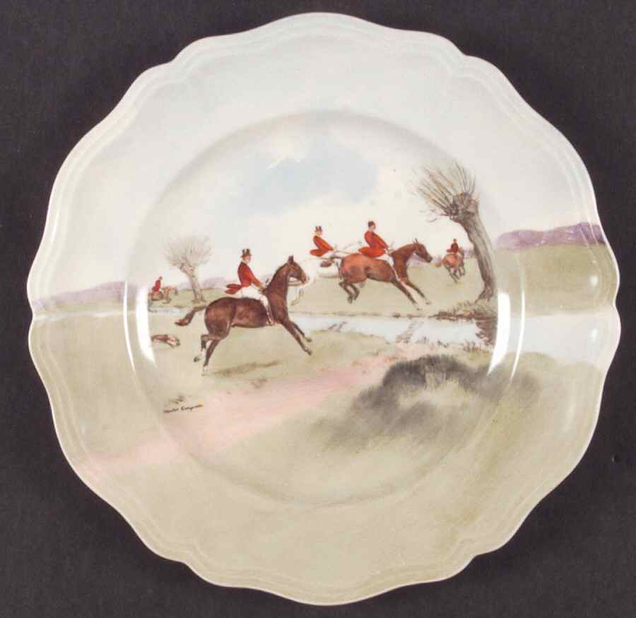 Hunting (Simpson's) Salad Plate by Royal Doulton-1
