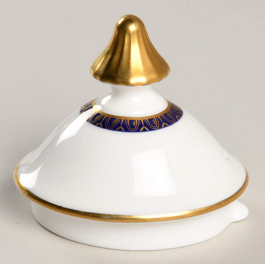 Imperial Blue Lid for Coffee Pot by Royal Doulton-1
