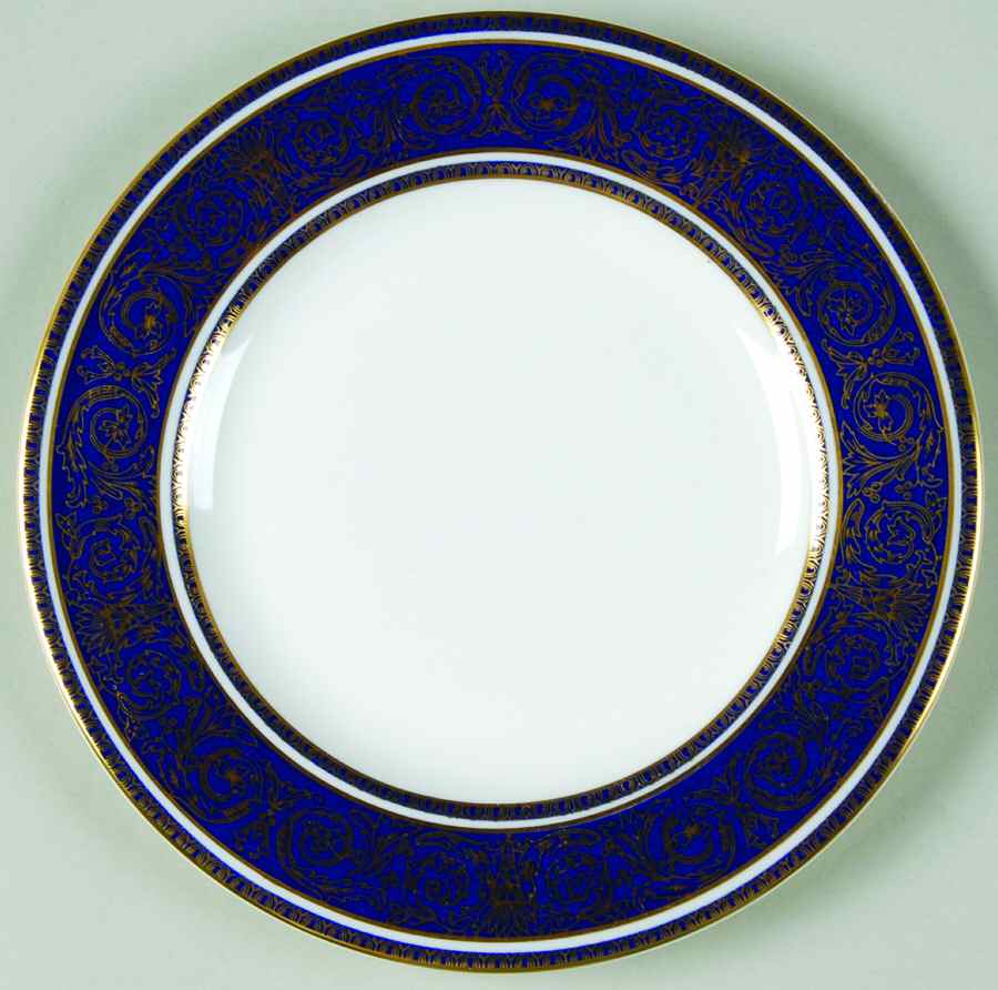 Imperial Blue Bread & Butter Plate by Royal Doulton-1