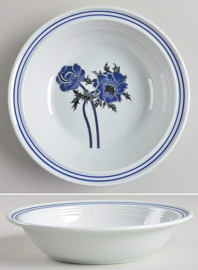 Indigo Rim Soup Bowl by Royal Doulton-1