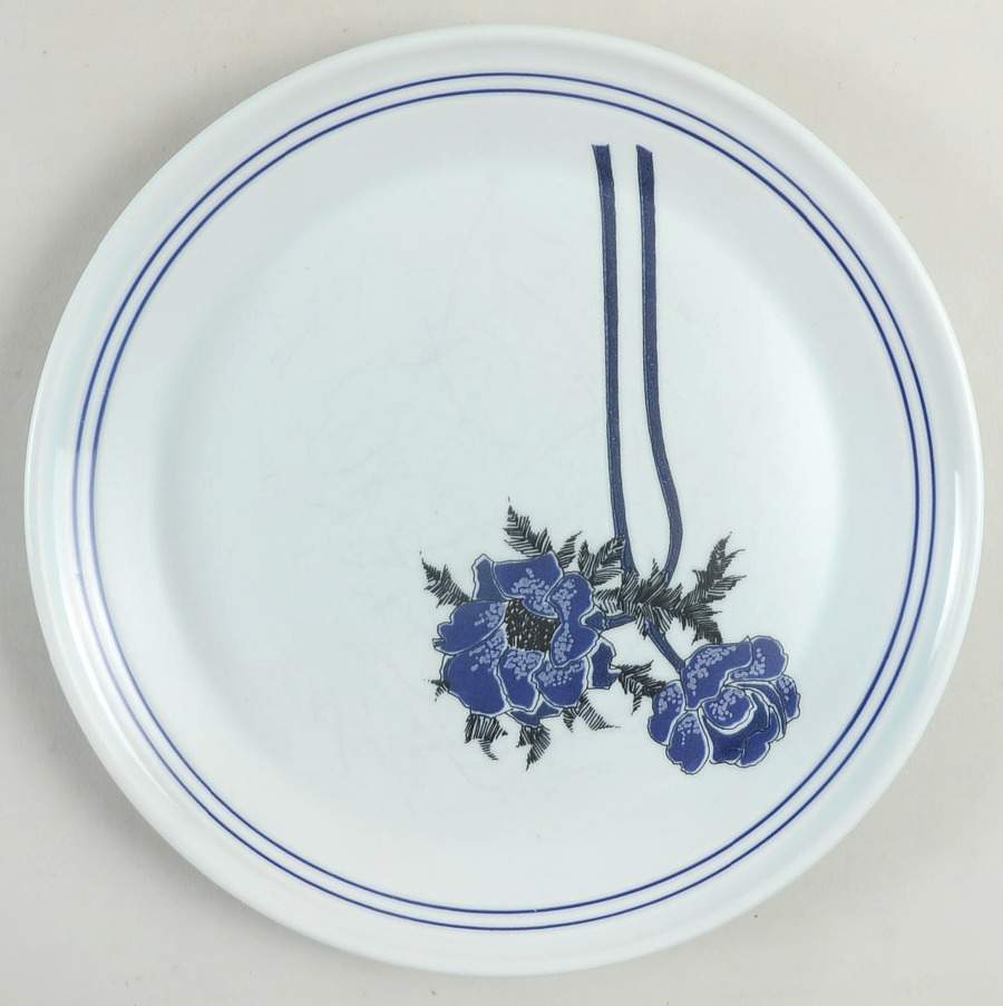 Indigo Luncheon Plate by Royal Doulton-1