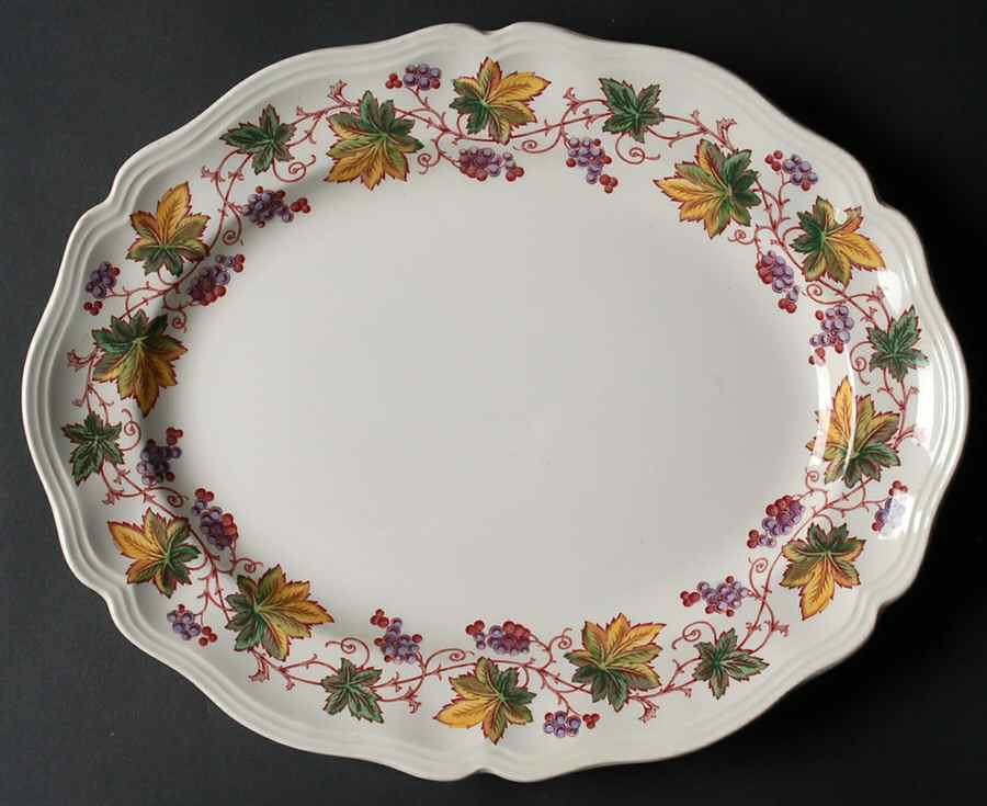 Indian Summer 13" Oval Serving Platter by Royal Doulton-1