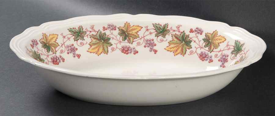 Indian Summer 10" Oval Vegetable Bowl by Royal Doulton-1