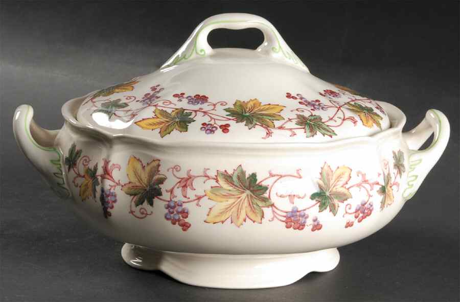 Indian Summer Round Covered Vegetable by Royal Doulton-1