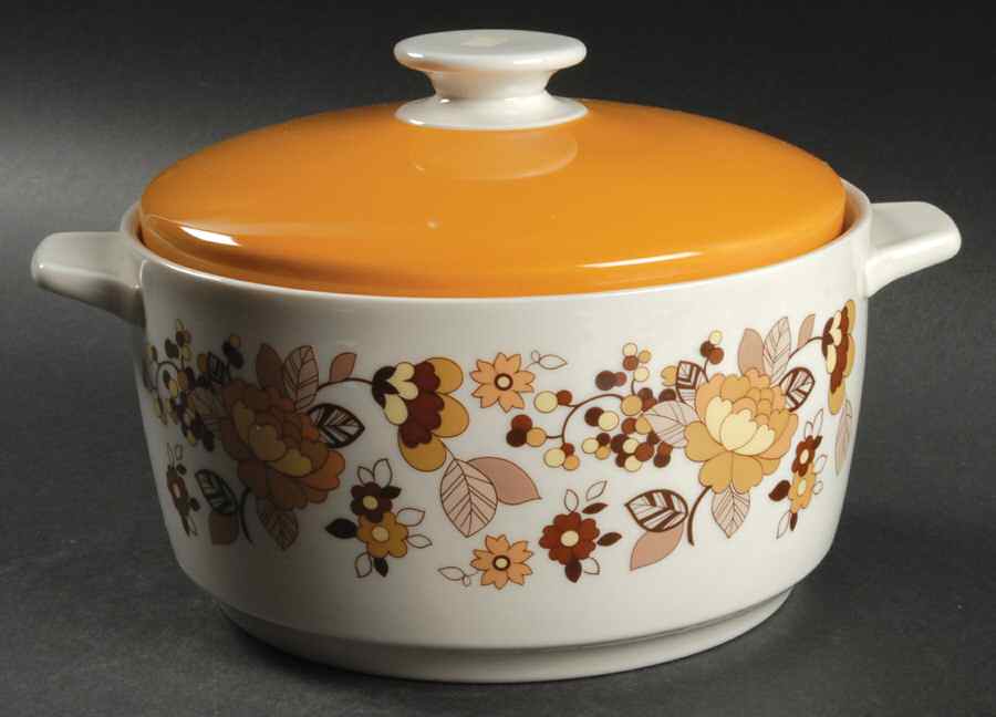 Indian Summer Medium Oven-to-Table Round Covered Casserole by Royal Doulton-1