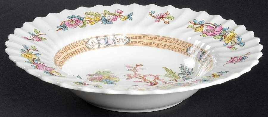 Indian Tree Large Rim Soup Bowl by Royal Doulton-1