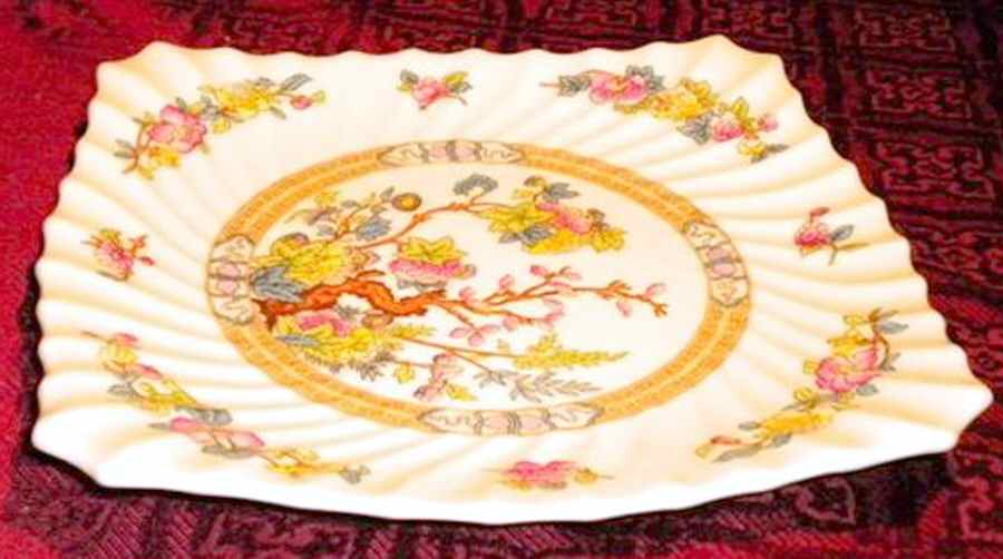 Indian Tree Square Luncheon Plate by Royal Doulton-1