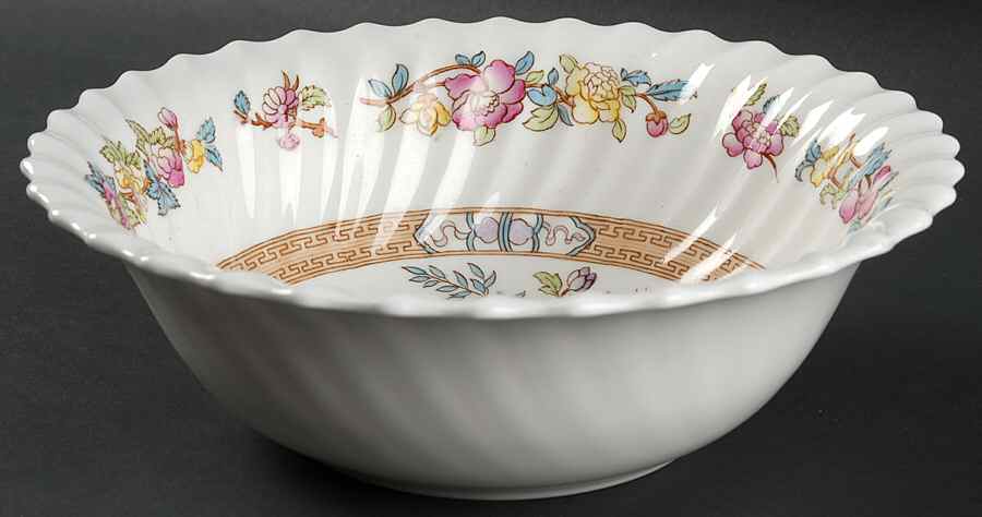 Indian Tree 9" Round Vegetable Bowl by Royal Doulton-1