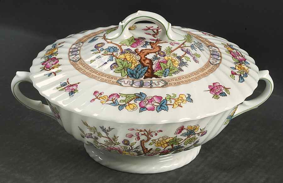 Indian Tree Round Covered Vegetable by Royal Doulton-1
