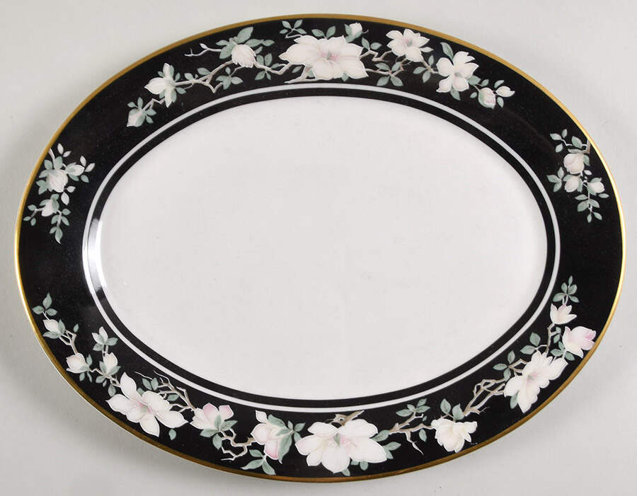 Intrigue 12" Oval Serving Platter by Royal Doulton-1