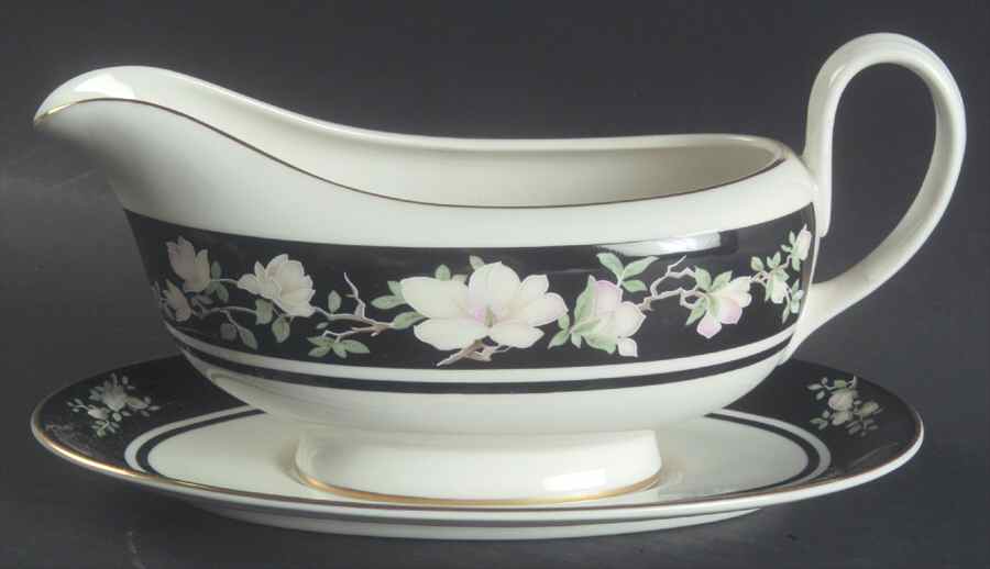 Intrigue Gravy Boat & Underplate by Royal Doulton-1