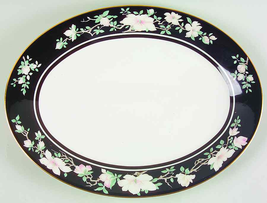 Intrigue 13" Oval Serving Platter by Royal Doulton-1