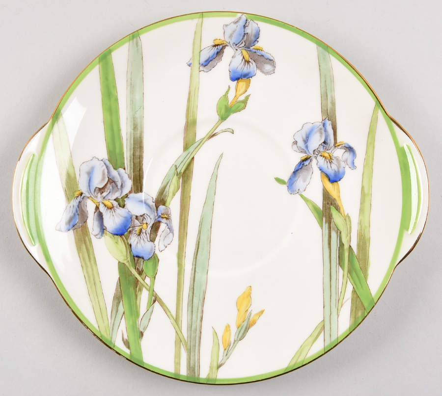 Iris Handled Cake Plate by Royal Doulton-1