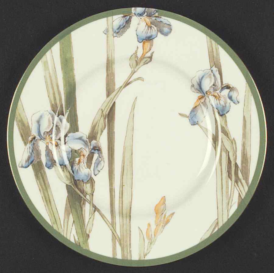 Iris Salad Plate by Royal Doulton-1