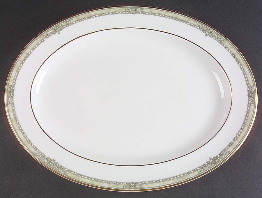 Isabella (Original Shape) 16" Oval Serving Platter by Royal Doulton-1