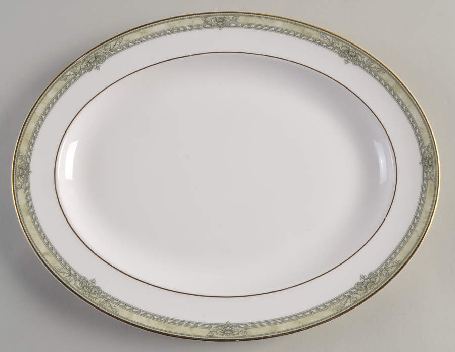 Isabella (Original Shape) 13" Oval Serving Platter by Royal Doulton-1