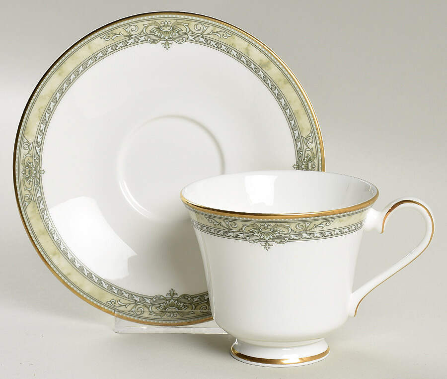 Isabella (Original Shape) Footed Cup & Saucer Set by Royal Doulton-1