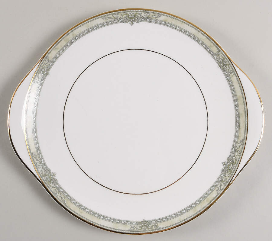 Isabella (Original Shape) Handled Cake Plate by Royal Doulton-1