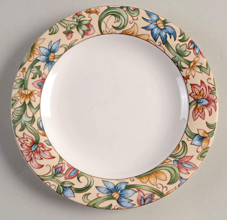 Jacobean Salad Plate by Royal Doulton-1
