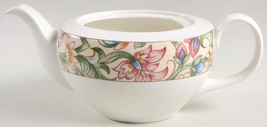 Jacobean Teapot No Lid by Royal Doulton-1