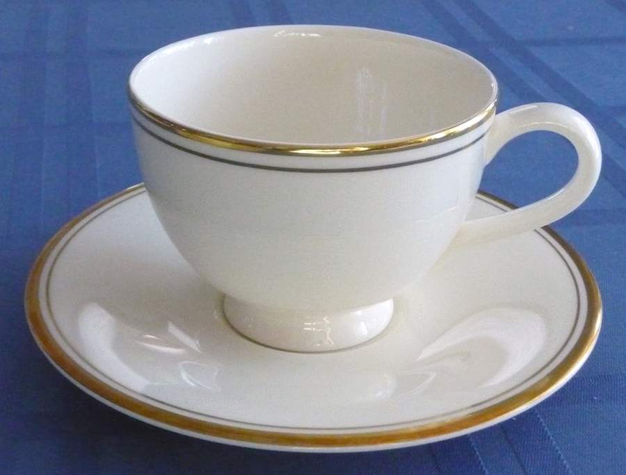 Janet Footed Cup & Saucer Set by Royal Doulton-1
