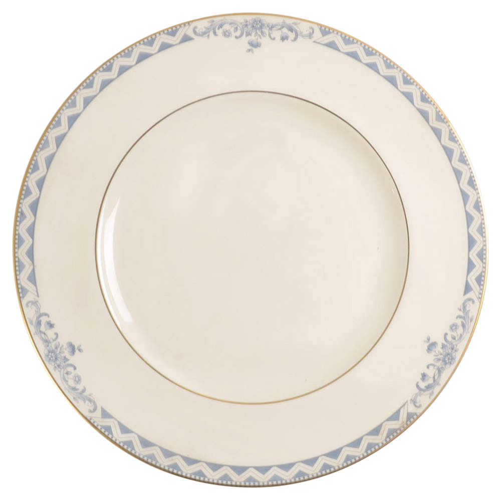 Josephine (Smooth, Gold Trim) Dinner Plate by Royal Doulton-1