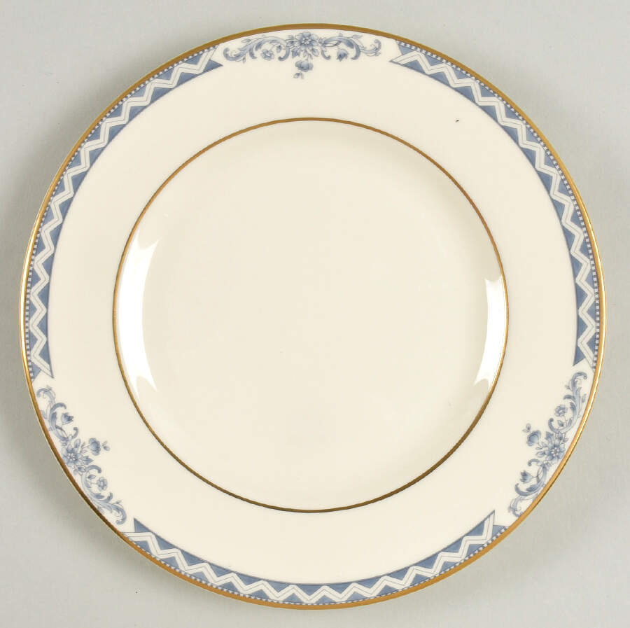 Josephine (Smooth, Gold Trim) Bread & Butter Plate by Royal Doulton-1