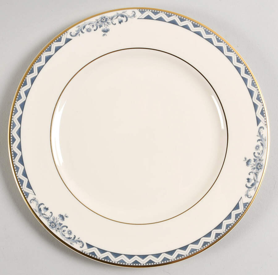 Josephine (Smooth, Gold Trim) Luncheon Plate by Royal Doulton-1