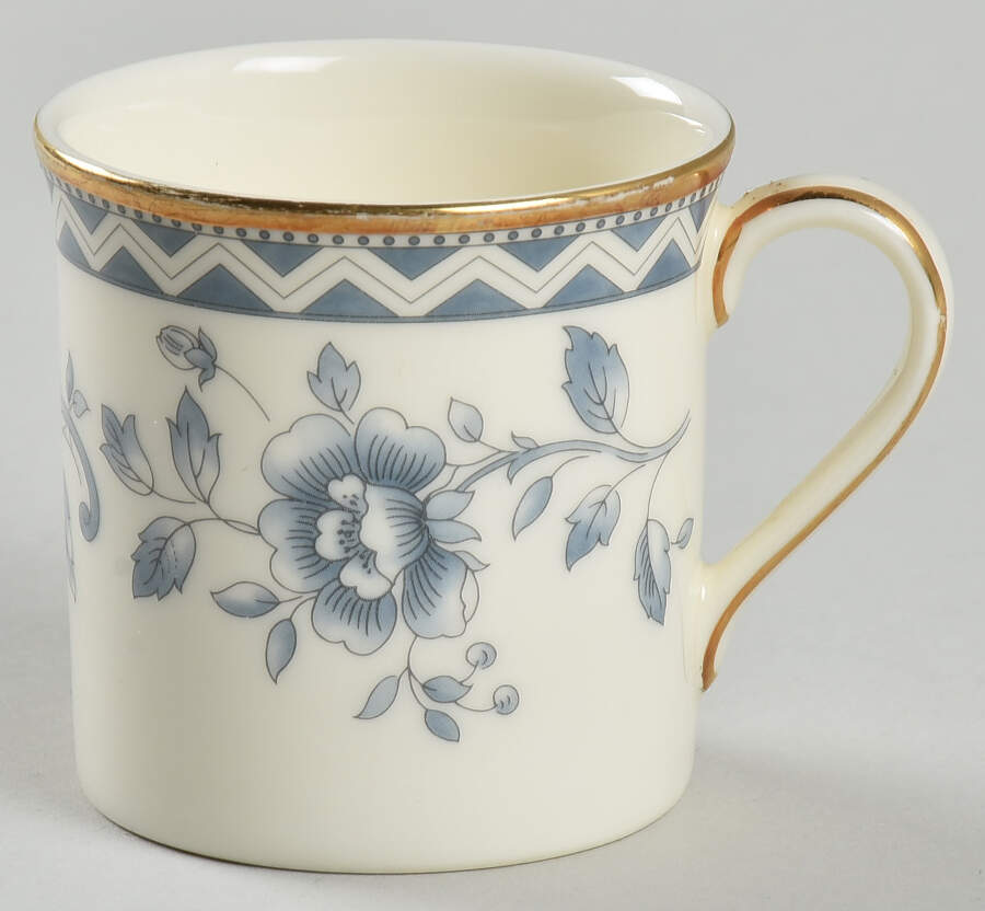 Josephine (Smooth, Gold Trim) Flat Demitasse Cup by Royal Doulton-1