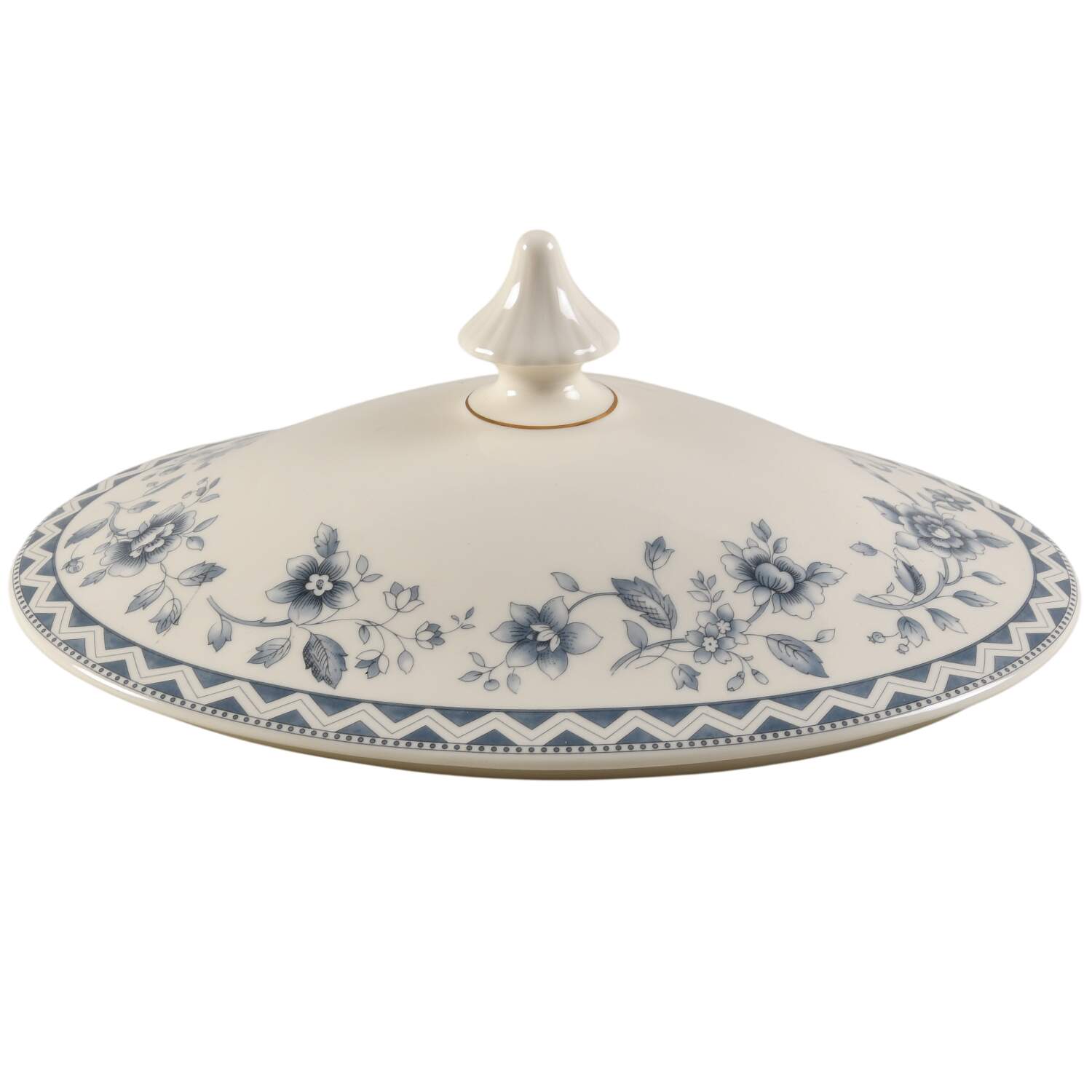 Josephine (Smooth, Gold Trim) Lid for Oval Vegetable by Royal Doulton-1