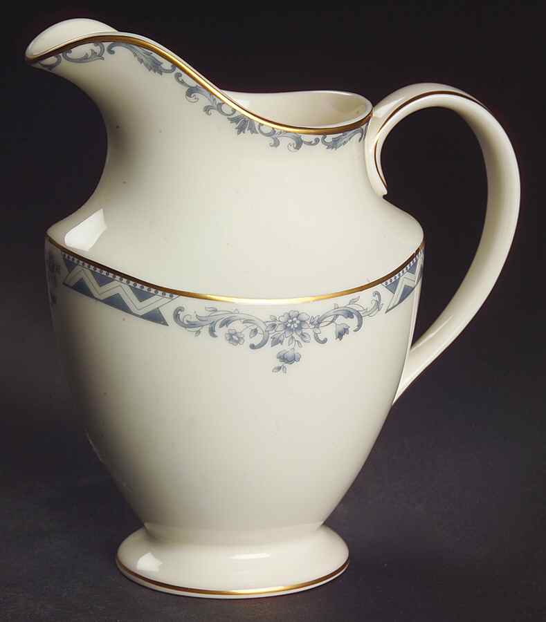 Josephine (Smooth, Gold Trim) Creamer by Royal Doulton-1